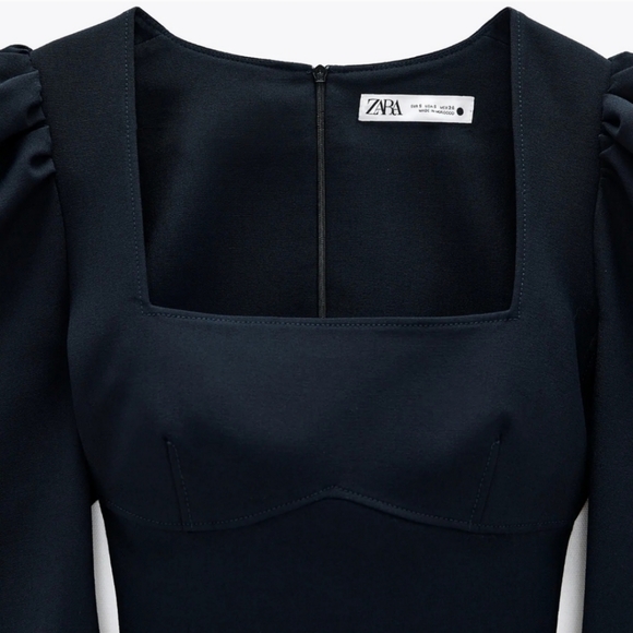 Zara Voluminous Sleeve Top - Picture 4 of 8